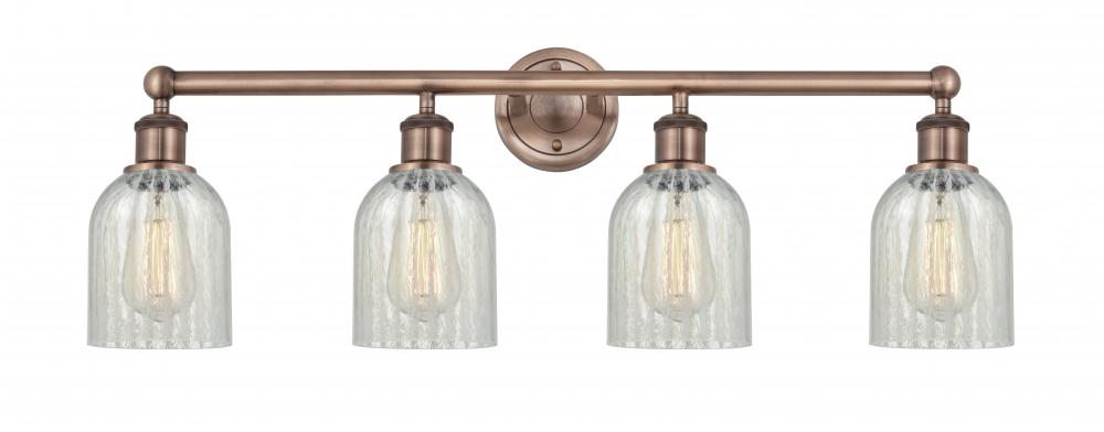 Caledonia - 4 Light - 32 inch - Antique Copper - Bath Vanity Light