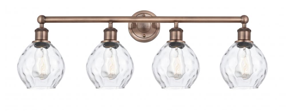 Waverly - 4 Light - 33 inch - Antique Copper - Bath Vanity Light