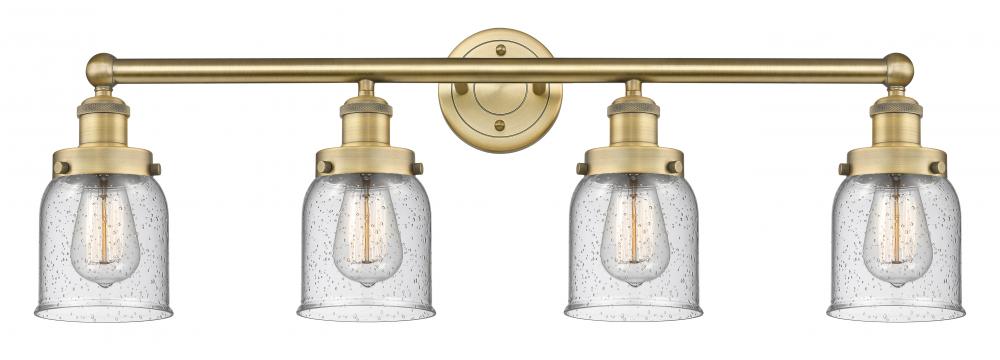 Bell - 4 Light - 32 inch - Brushed Brass - Bath Vanity Light