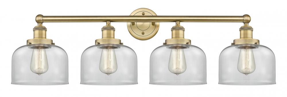 Bell - 4 Light - 35 inch - Brushed Brass - Bath Vanity Light