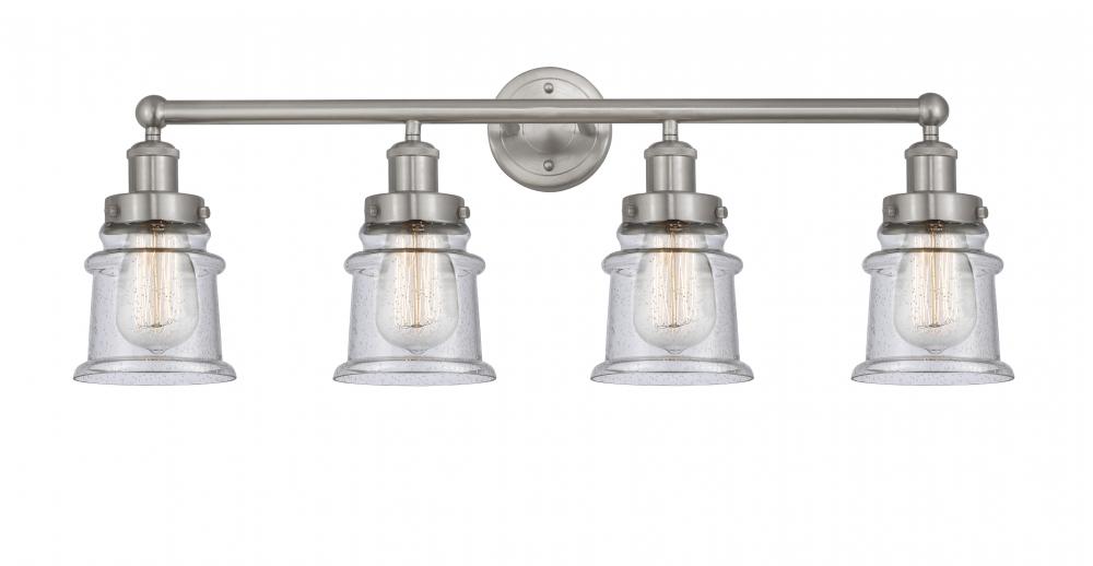 Canton - 4 Light - 32 inch - Brushed Satin Nickel - Bath Vanity Light