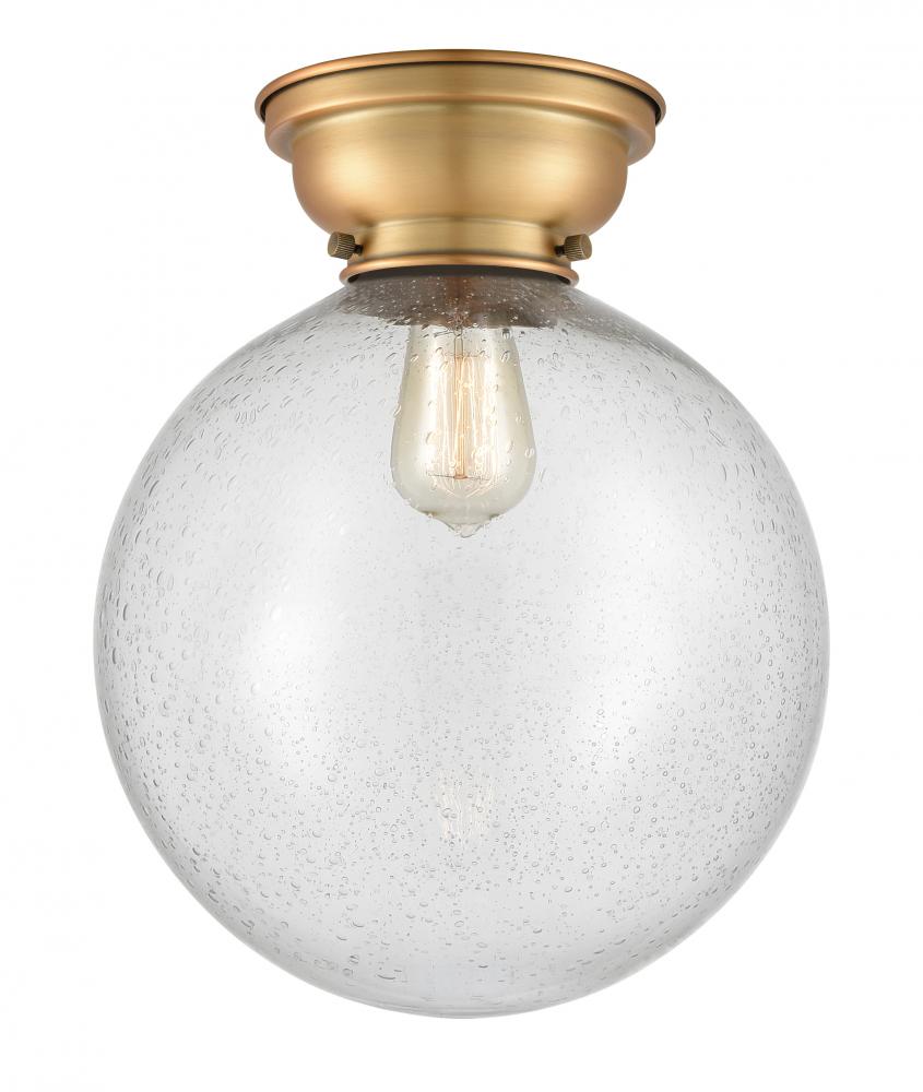 Beacon - 1 Light - 12 inch - Brushed Brass - Flush Mount