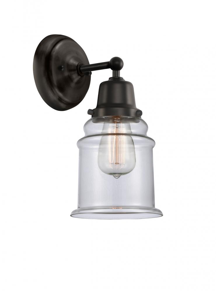 Canton - 1 Light - 6 inch - Matte Black - Sconce