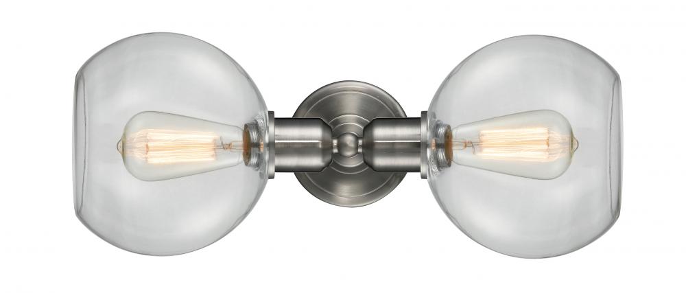 Sphere - 2 Light - 21 inch - Brushed Satin Nickel - Bath Vanity Light