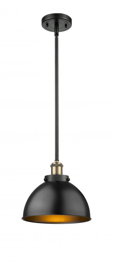 Derby - 1 Light - 10 inch - Black Antique Brass - Pendant