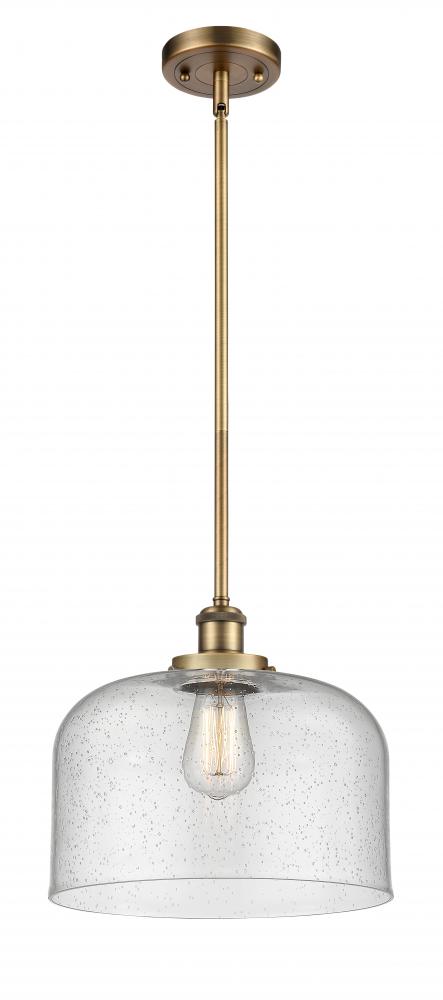 Bell - 1 Light - 12 inch - Brushed Brass - Mini Pendant