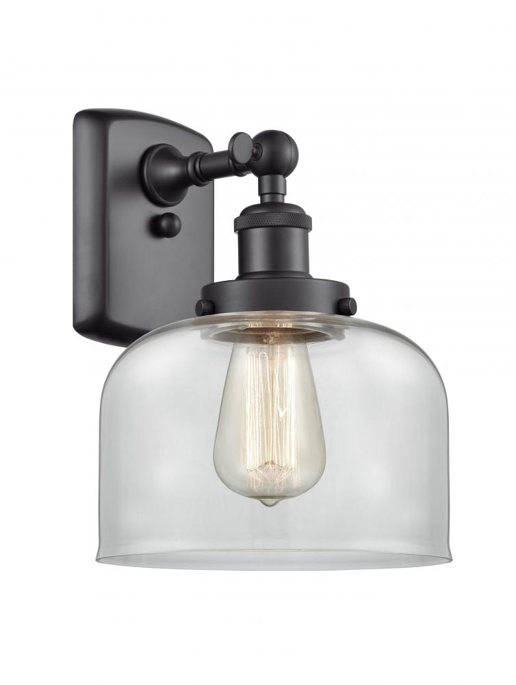 Bell - 1 Light - 8 inch - Matte Black - Sconce