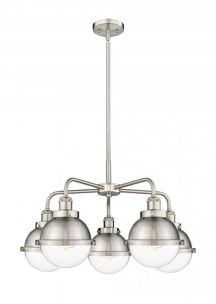 Ballston Urban - 5 Light - 26 inch - Satin Nickel - Chandelier