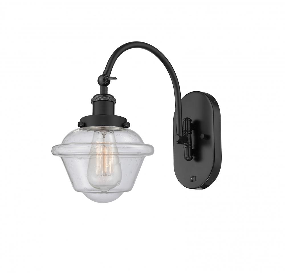 Oxford - 1 Light - 8 inch - Matte Black - Sconce