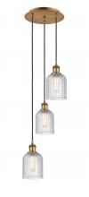 Innovations Lighting 113B-3P-BB-G559-5CL - Bridal Veil - 3 Light - 12 inch - Brushed Brass - Cord Hung - Multi Pendant