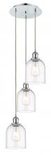 Innovations Lighting 113B-3P-PC-G558-6CL - Bella - 3 Light - 12 inch - Polished Chrome - Cord hung - Multi Pendant