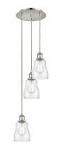 Innovations Lighting 113B-3P-PN-G392 - Ellery - 3 Light - 12 inch - Polished Nickel - Cord Hung - Multi Pendant