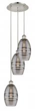 Innovations Lighting 113B-3P-PN-G557-6SM - Vaz - 3 Light - 12 inch - Polished Nickel - Cord hung - Multi Pendant