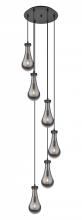 Innovations Lighting 116-451-1P-BK-G451-5SM - Owego - 6 Light - 16 inch - Matte Black - Multi Pendant