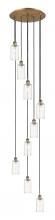 Innovations Lighting 119B-9P-BB-G434-7CL - Crown Point - 9 Light - 19 inch - Brushed Brass - Multi Pendant