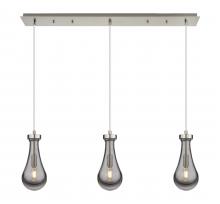 Innovations Lighting 123-451-1P-SN-G451-5SM - Owego - 3 Light - 37 inch - Brushed Satin Nickel - Linear Pendant