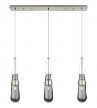 Innovations Lighting 123-452-1P-SN-G452-4SM - Milan - 3 Light - 36 inch - Brushed Satin Nickel - Linear Pendant