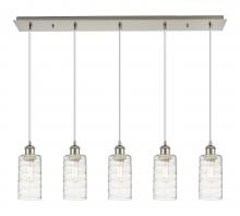 Innovations Lighting 125B-5P-SN-G434-7DE - Crown Point - 5 Light - 37 inch - Brushed Satin Nickel - Linear Pendant