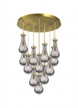 Innovations Lighting 126-451-1P-BB-G451-5SM - Owego - 12 Light - 24 inch - Brushed Brass - Multi Pendant