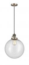 Innovations Lighting 201CSW-AB-G204-12 - Beacon - 1 Light - 12 inch - Antique Brass - Cord hung - Mini Pendant