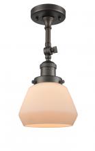 Innovations Lighting 201F-OB-G171 - Fulton - 1 Light - 7 inch - Oil Rubbed Bronze - Semi-Flush Mount