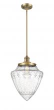 Innovations Lighting 201S-BB-G664-12 - Bullet - 1 Light - 12 inch - Brushed Brass - Stem Hung - Mini Pendant