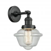 Innovations Lighting 203-BK-G534 - Oxford - 1 Light - 8 inch - Matte Black - Sconce