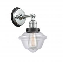 Innovations Lighting 203PC-BPBK-HRBK-G532 - Oxford - 1 Light - 8 inch - Polished Chrome - Sconce