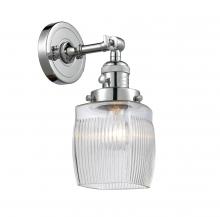 Innovations Lighting 203SW-PC-G302 - Colton - 1 Light - 6 inch - Polished Chrome - Sconce