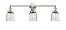 Innovations Lighting 205-SN-G52 - Bell - 3 Light - 30 inch - Brushed Satin Nickel - Bath Vanity Light