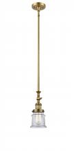 Innovations Lighting 206-BB-G182S - Canton - 1 Light - 5 inch - Brushed Brass - Stem Hung - Mini Pendant