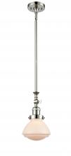 Innovations Lighting 206-PN-G321 - Olean - 1 Light - 7 inch - Polished Nickel - Stem Hung - Mini Pendant