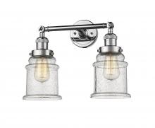 Innovations Lighting 208-PC-G184 - Canton - 2 Light - 17 inch - Polished Chrome - Bath Vanity Light