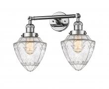 Innovations Lighting 208-PC-G664-7 - Bullet - 2 Light - 18 inch - Polished Chrome - Bath Vanity Light