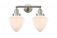 Innovations Lighting 208-SN-G661-7 - Bullet - 2 Light - 18 inch - Brushed Satin Nickel - Bath Vanity Light