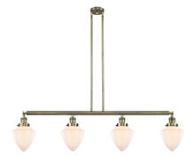 Innovations Lighting 214-AB-G661-7 - Bullet - 4 Light - 50 inch - Antique Brass - Stem Hung - Island Light