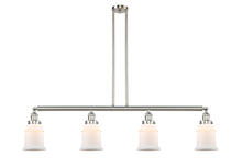 Innovations Lighting 214-SN-G181 - Canton - 4 Light - 51 inch - Brushed Satin Nickel - Stem Hung - Island Light