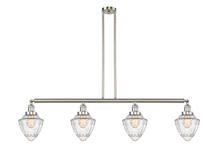 Innovations Lighting 214-SN-G664-7 - Bullet - 4 Light - 50 inch - Brushed Satin Nickel - Stem Hung - Island Light