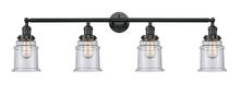 Innovations Lighting 215-BK-G184 - Canton - 4 Light - 42 inch - Matte Black - Bath Vanity Light