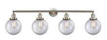 Innovations Lighting 215-SN-G202-8 - Beacon - 4 Light - 44 inch - Brushed Satin Nickel - Bath Vanity Light