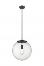 Innovations Lighting 221-1S-BK-G204-14 - Beacon - 1 Light - 16 inch - Matte Black - Cord hung - Pendant