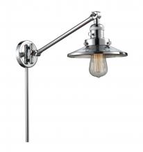 Innovations Lighting 237-PC-M7-PC - Railroad - 1 Light - 8 inch - Polished Chrome - Swing Arm