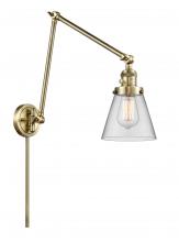 Innovations Lighting 238-AB-G62 - Cone - 1 Light - 8 inch - Antique Brass - Swing Arm