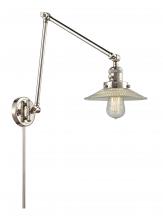 Innovations Lighting 238-PN-G2 - Halophane - 1 Light - 9 inch - Polished Nickel - Swing Arm