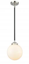 Innovations Lighting 284-1S-BPN-G201-8 - Beacon - 1 Light - 8 inch - Black Polished Nickel - Cord hung - Mini Pendant