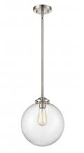 Innovations Lighting 284-1S-SN-G204-10 - Beacon - 1 Light - 10 inch - Brushed Satin Nickel - Cord hung - Mini Pendant