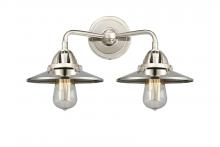 Innovations Lighting 288-2W-PN-M1-PN - Railroad - 2 Light - 16 inch - Polished Nickel - Bath Vanity Light