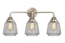 Innovations Lighting 288-3W-SN-G142 - Chatham - 3 Light - 24 inch - Brushed Satin Nickel - Bath Vanity Light