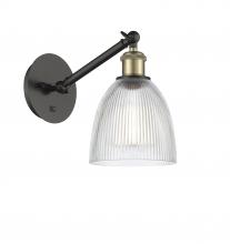 Innovations Lighting 317-1W-BAB-G382 - Castile - 1 Light - 6 inch - Black Antique Brass - Sconce