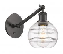 Innovations Lighting 317-1W-OB-G556-6CL - Rochester - 1 Light - 6 inch - Oil Rubbed Bronze - Adjustable Sconce